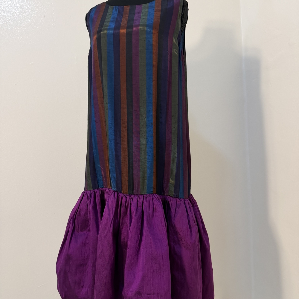 Unique Striped Multicolor Dress